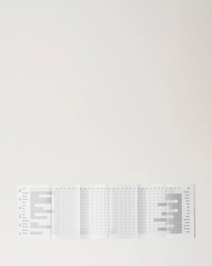 2025 Pocket Book Diary Insert White Paper Men