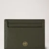 Credit Card Slip Juniper Green Small Classic Grain