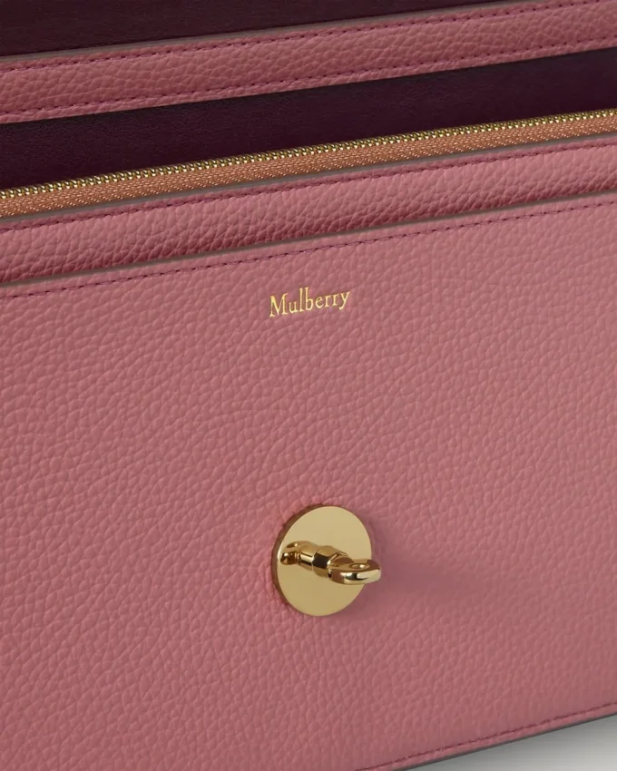Darley Clutch Pink Scrumpy Small Classic Grain Women