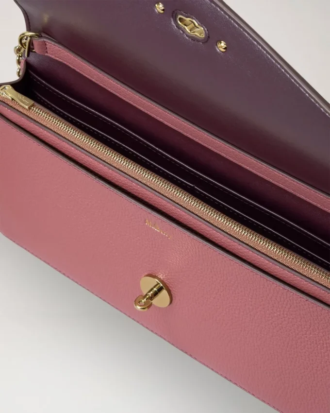 Darley Clutch Pink Scrumpy Small Classic Grain Women