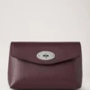 Darley Cosmetic Pouch Black Cherry Small Classic Grain