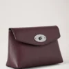 Darley Cosmetic Pouch Black Cherry Small Classic Grain