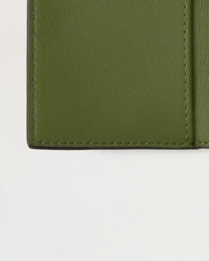 Folded Multi-Card Wallet Fern Small Classic Grain