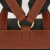 Heritage Backpack Black & Cognac Bioveg Scotchgrain