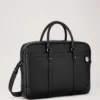 Heritage Briefcase Black Small Classic Grain Women