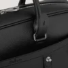 Heritage Briefcase Black Small Classic Grain Women