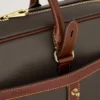 Heritage Briefcase Mole & Cognac Bio-Based Scotchgrain