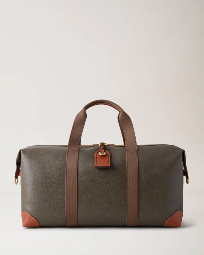 Heritage Medium Clipper Mole & Cognac Printed Bioveg Scotchgrain & Flat Calf
