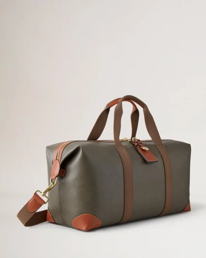 Heritage Medium Clipper Mole & Cognac Printed Bioveg Scotchgrain & Flat Calf