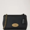 Medium Lily Black Glossy Goat Women