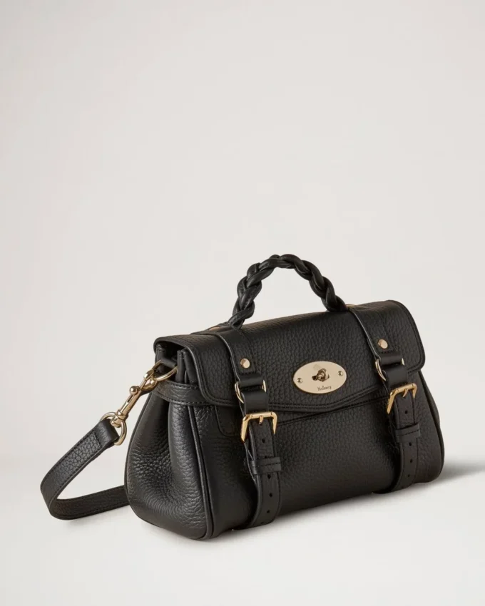 Mini Alexa Black Heavy Grain Mini & Micro Bags