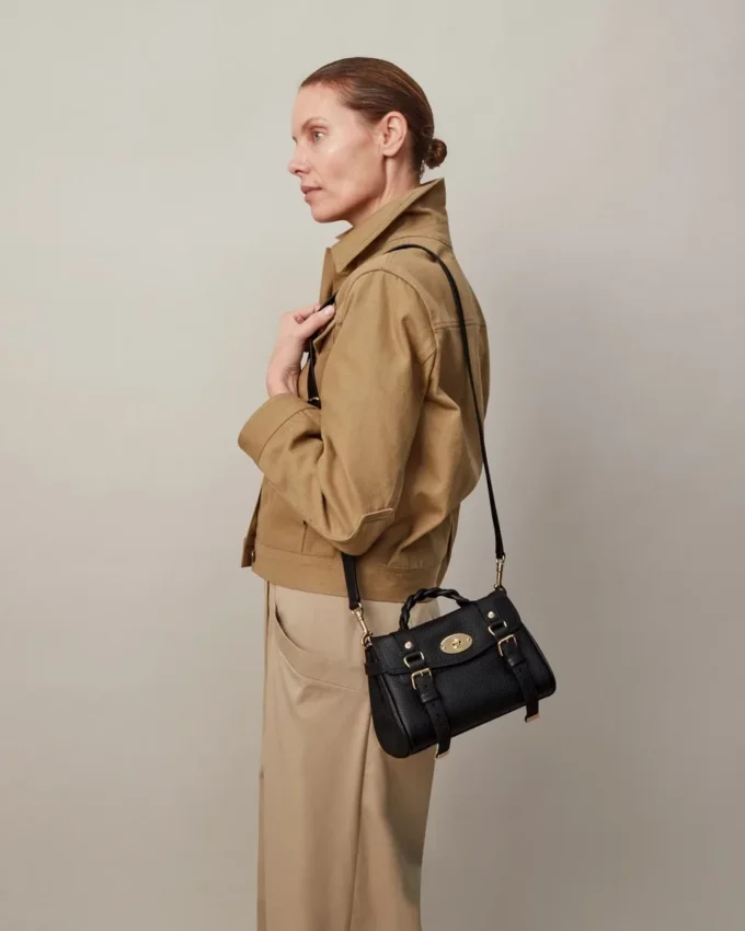 Mini Alexa Black Heavy Grain Mini & Micro Bags