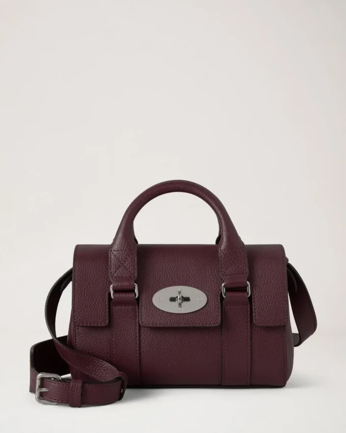 Mini Bayswater Black Cherry Small Classic Grain