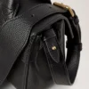 Mini Bayswater Black Small Classic Grain Top Handle Bags
