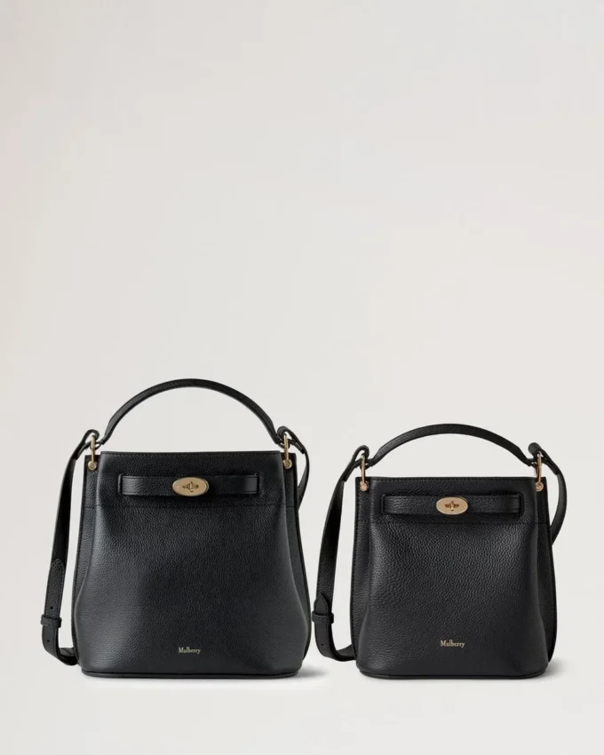 Mini Islington Bucket Black Small Classic Grain