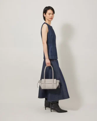 Mini Soft Bayswater Chalk Heavy Grain Women