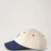 Mulberry Tree Baseball Cap – Colour Block Ecru & Night Sky Cotton