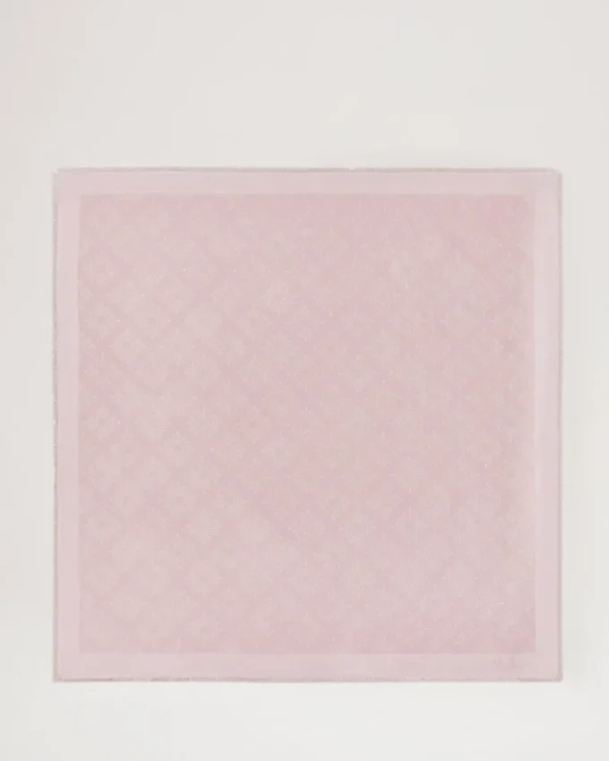Mulberry Tree Square Powder Rose Cotton Silk Blend
