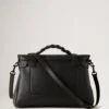 Oversized Alexa Black Heavy Grain Women
