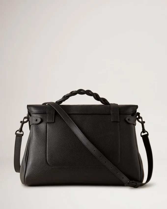 Oversized Alexa Black Heavy Grain Women