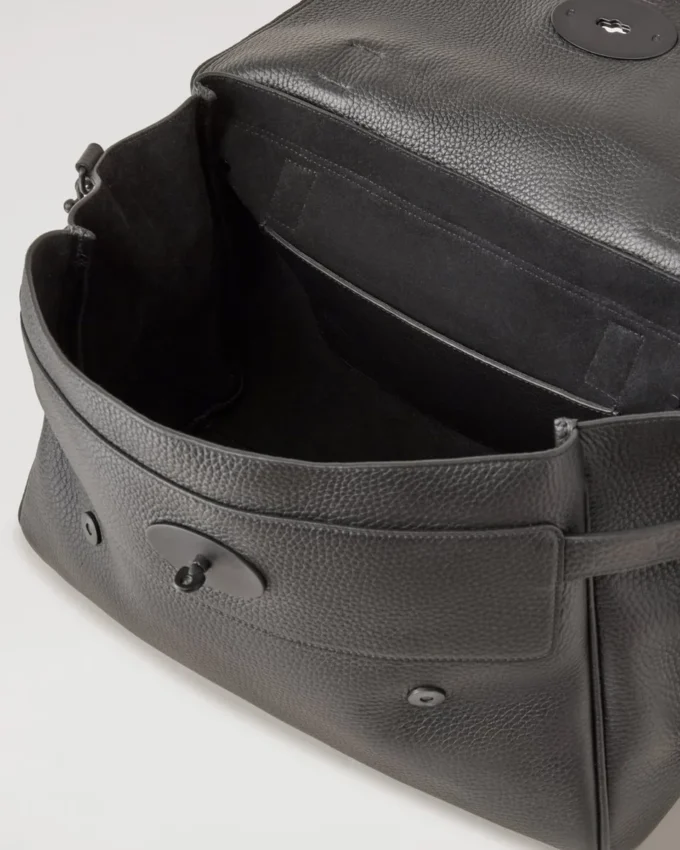 Oversized Alexa Black Heavy Grain Women