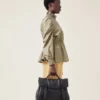 Oversized Alexa Black Heavy Grain Women