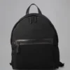 Zipped Backpack Pre-Loved Black Mesh Pre-Loved Bags