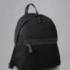 Zipped Backpack Pre-Loved Black Mesh Pre-Loved Bags